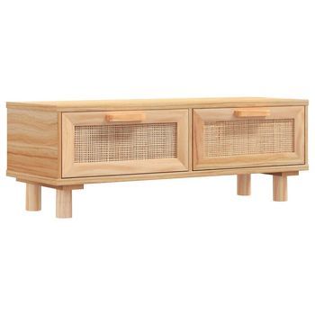 Mesa De Centro 40x80x30 Cm Madera Tratada, Madera Maciza De Pino - Marrón