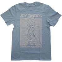 joy division camiseta unknown pleasures para hombre