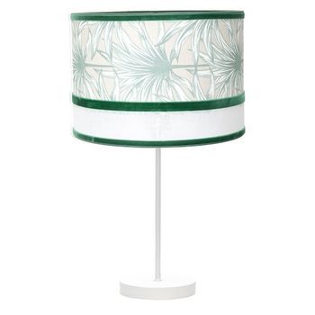 Abrila Caledonia Beis-verde 61x30x30 Cm - Lámpara Sobremesa Grande