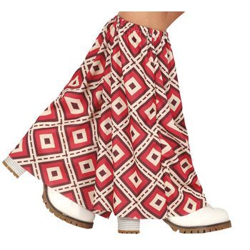 Patas De Elefante De Los Años 70 Rombos Adulto (talla Única)