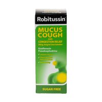 robitussin mucus cough  congestion relief