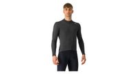 maillot termico de manga larga castelli espresso negro