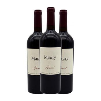 Jeff Carrel Vino Dulce Grenat Sec Maury 75 Cl 17% Vol. (pack De 3 Unidades)