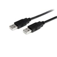 cable de 2m usb 20 alta velocidad macho a macho usb a - negro