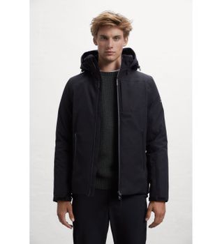 ECOALF para mujer. GAJKAKTUA0016WW23-319 Chaqueta AKTUA negro (L), Casual, Manga larga, Poliéster Reciclado, Sostenible