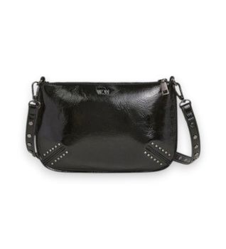 Pepe Jeans para mujer. PL031661 Bolso Valeria Glimmer negro (OSFA), Casual, Poliuretano