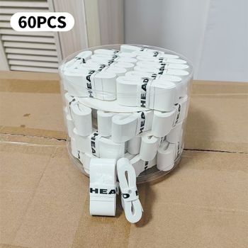 60 uds bandas universales para el sudor Overgrip antideslizante raqueta de tenis Padel absorción de impacto empuñaduras de bádminton tirachinas raqueta de tenis