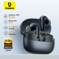 audifonos inalambricos baseus ep10 pro anc con bluetooth 60 cancelacion de ruido adaptativa en tiempo real de 50db 6 microfonos alta resolucion ldac ip55