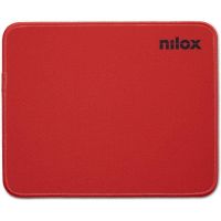 alfombrilla para raton nilox nxmp003 roja 260 x 210 mm