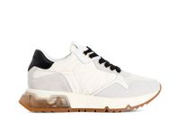 zapatillas running de mujer de nailon y ante whiteblack 36