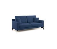 prestige sofa moderno en microfibra desmontable 186 cm azul