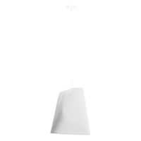 lampara de techo blanco telaacero alt 128 cm