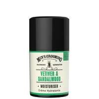 the scottish fine soaps company mens grooming vetiver and sandalwood moisturiser 100ml