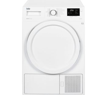 Beko Tumble Dryer DHY7340W Heat Pump  - White, White