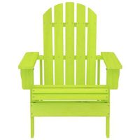 silla de jardin  silla de exterior  sillon adirondack madera maciza de abeto verde