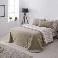 colcha edredon sherpa cama de 90 cm - laurel - burrito blanco