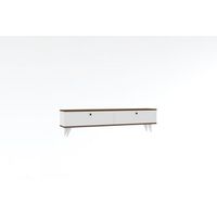 soporte de tv de madera parlak - 160 x 25 x 40 cm - blanco