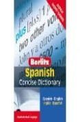 berlitz spanish concise dictionary portada vinilo
