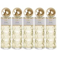 pack de 5 eau de parfum mujer saphir pink 200ml