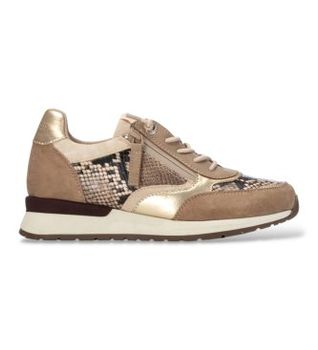 Refresh para mujer. 17610905-BEIGE Zapatillas 176109 beige (41), Plano, Cremallera, Casual