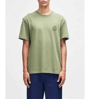 Deus Ex Machina para hombre. D261MTS172 Camiseta Pill Logo verde (M), Casual, Algodón, Manga corta