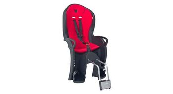 Asiento de bicicleta infantil hamax kiss negro rojo