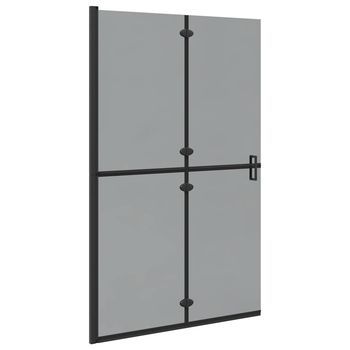 Panel De Ducha A Ras De Suelo Negro 120 X 6,5 X 190 Cm Vidaxl
