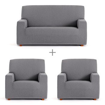 Fundas De Sofa Mod/7 Elastica Troya 3-1-1 Pl. C/6