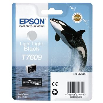 Cartucho de Tinta Original Epson T7609 Gris Claro