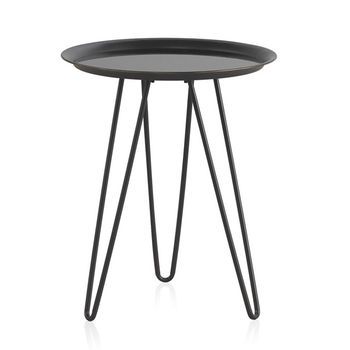 Mesa Baja De Metal Con Tapa De Metal