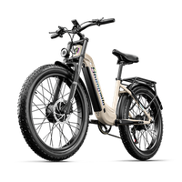 bicicleta electrica shengmilo s700 motor 2000w bateria 840wh ruedas anchas 26 autonomia 60-90 km marron
