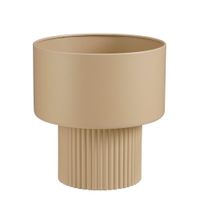 maceta de interior lux marron claro  h33xb315xl315cm