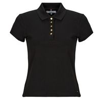 tommy hilfiger polo gold button slim ss polo para mujer