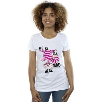 Disney Camiseta Alice In Wonderland All Mad Here para mujer