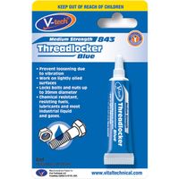 v-tech medium strength thread lock blue 6ml