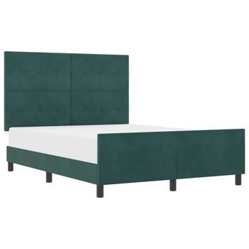 Cama Tapizada 207x166x128 Cm  - Verde