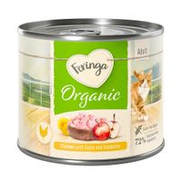 feringa organic adult 24 x 200 g - pack ahorro - pollo con manzana y diente de leon