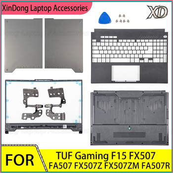 Funda carcasa para portátil TUF Gaming F15 FX507 FA507 FX507Z FX507ZM FA507R LCD contraportada/bisel/reposamanos/inferior/bisagras de repuesto
