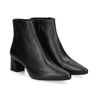 unisa botines con tacon mujer - negro talla 37