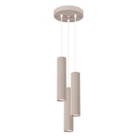 lampara de techo gris pardo aluminio alt 108 cm