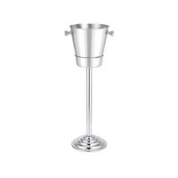 cubitera para an sobre pie inox h84cm