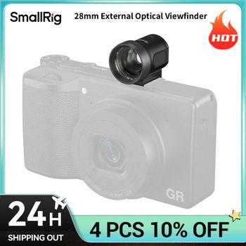 Visor Óptico Externo SmallRig de 28 mm, Diseño Retro con Líneas de Cadrado 3:2 para Cámaras Sony, Canon, Nikon y Fujifilm