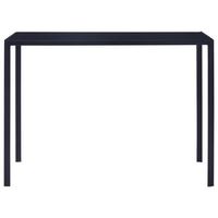 conjunto de mesa y sillas de comedor 7 uds  juego de muebles de jardin marron
