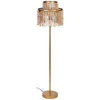 lampara de pie de metal y madera 38x38x13051525h cm