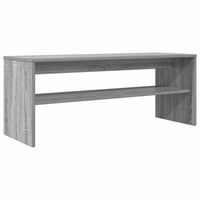 mueble de tv  mueble de salon  gabinete de tv gris sonoma 100 x 35 x 40 cm madera de ingenieria