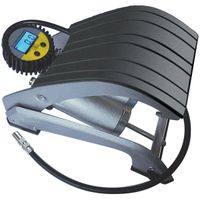 double cylinder high pressure foot pump - digital display