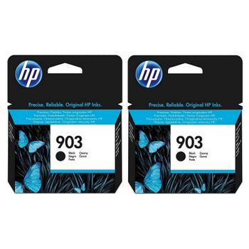 HP 903 Pack x2 Cartucho de Tinta Original Negro