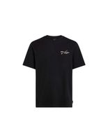 camiseta oneill retro back print hombre negro