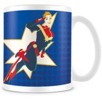 pyramid taza ceramica marvel capitana marvel