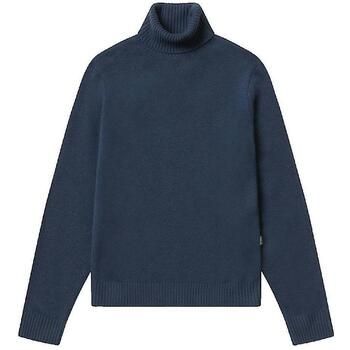 Ecoalf Jersey Pull écologique en laine recyclée col haut marron para hombre